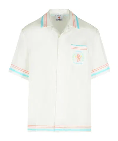CASABLANCA CASABLANCA DANCE JOY CUBAN COLLAR SHIRT