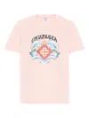 Casablanca Short-sleeve T-shirt In Pink