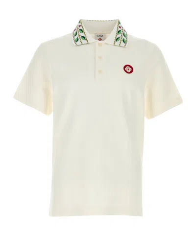 CASABLANCA SHORT-SLEEVED POLO SHIRT
