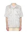 Casablanca Short-sleeved Shirt In White