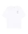Casablanca White Cotton T-shirt With Print In Pattern