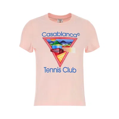 Casablanca Short-sleeved T-shirt In Pink