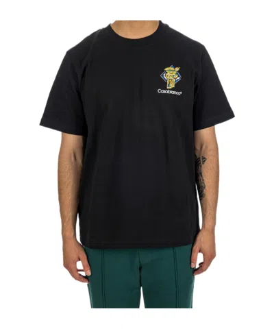 Casablanca Short-sleeved T-shirt In Black