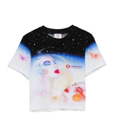 CASABLANCA SHORT-SLEEVED T-SHIRT