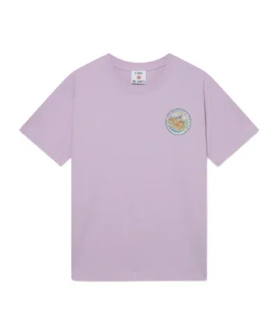 Casablanca Short-sleeved T-shirt In Purple