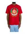 Casablanca Casa Crest Printed T-shirt In Red