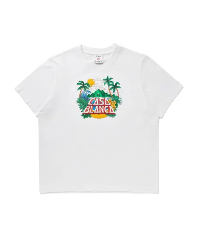 Casablanca Short-sleeved T-shirt In White