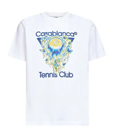 CASABLANCA CASABLANCA LOGO PRINT T-SHIRT