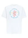Casablanca Classic Fit Dance Joy Organic Cotton Graphic T-shirt In White