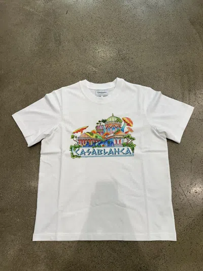 Casablanca Short-sleeved T-shirt In White