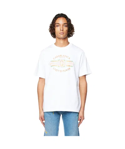 Casablanca Short-sleeved T-shirt In White