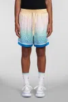 Casablanca Gradient Letter Silk Shorts