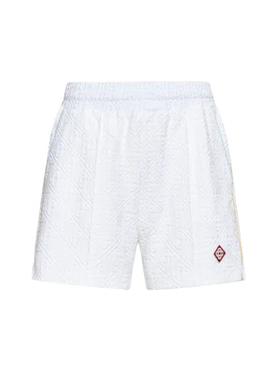 Casablanca Off-white Jacquard Monogram Towelling Shorts