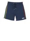 Casablanca Loopback Relaxed Fit Shorts In Blue