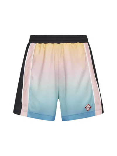 Casablanca Multicolor Pastel Gradient Football Shorts