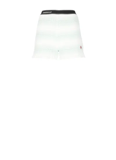 CASABLANCA SHORTS WITH LOGO