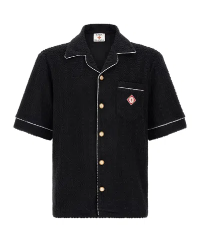 Casablanca Short-sleeved Shirt In Black