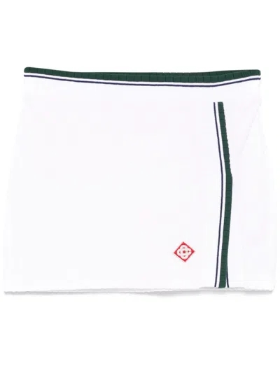 CASABLANCA SIDE-SLIT MINI SKIRT