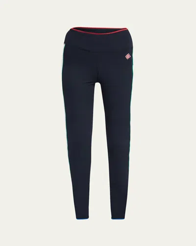 CASABLANCA SIDE-STRIPE ACTIVEWEAR LEGGINGS