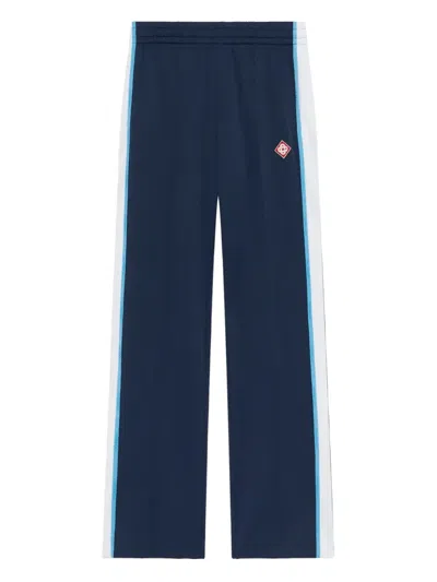 Casablanca Side-stripe Track Pants In Blue