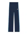 Casablanca Mens Navy / White Striped Embroidered-logo Woven Jogging Bottoms Xl In Blue