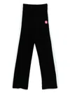 Casablanca Soft Fabric Trousers Featuring Side Stripe In Black