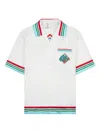 Casablanca Casa Way World Series Silk Shirt In White