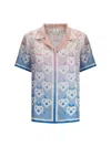 Casablanca Monogrammed Shirt In Blue