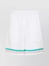 Casablanca Casa Way Drawstring-waist Track Shorts In White