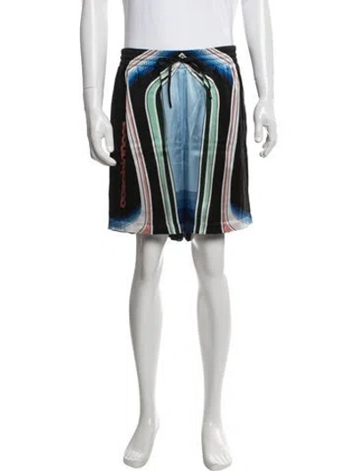 Pre-owned Casablanca Silk Jogger Shorts In Black