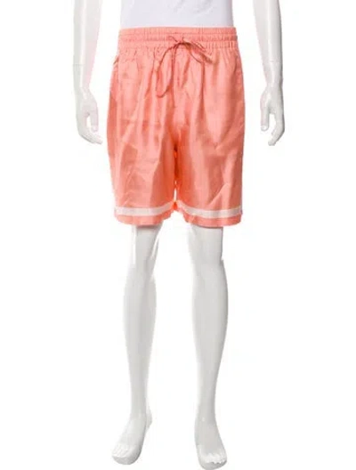 Pre-owned Casablanca Silk Jogger Shorts In Pink