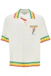 Casablanca White Logo Monogram Pattern Shirt