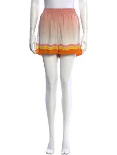 Pre-owned Casablanca Silk Mini Shorts In Pink