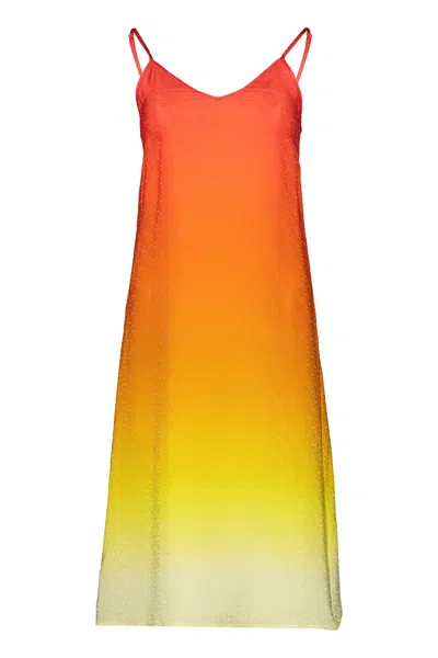 Casablanca Silk Petticoat In Orange