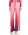 Casablanca Silk Pull On Pants In Pink