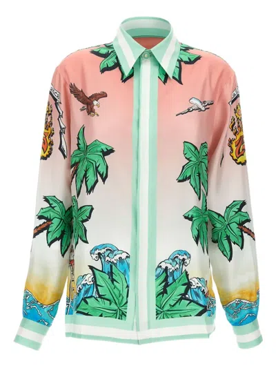 Casablanca Silk Shirt In Pink