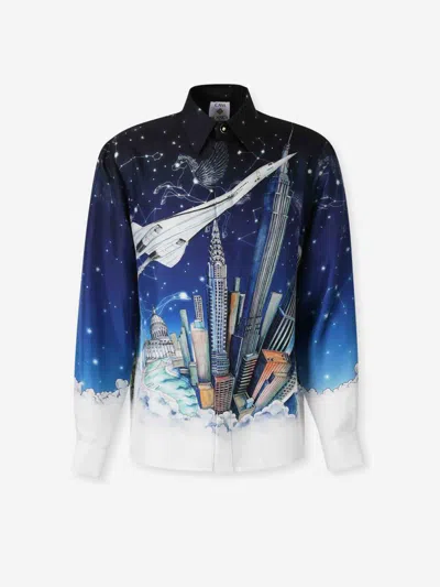 Casablanca Silk Shirts Re-edit Printed Silk Shirt