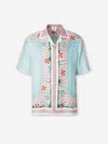 Casablanca Silk Shirts Re-edit Printed Silk Shirt