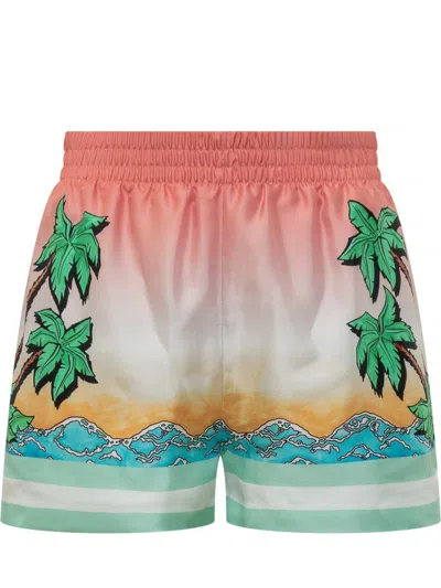 CASABLANCA CASABLANCA SILK SHORT PANTS