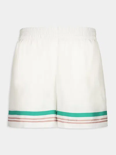 Casablanca Silk Shorts In Multi