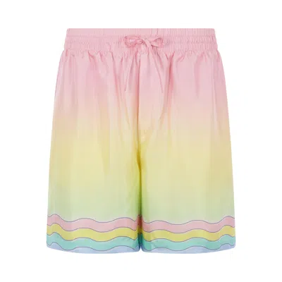 Pre-owned Casablanca Silk Shorts 'for The Love Of Dance' | Multi-color | Men's Size L