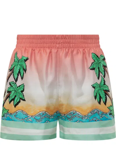 CASABLANCA CASABLANCA SILK SHORT PANTS