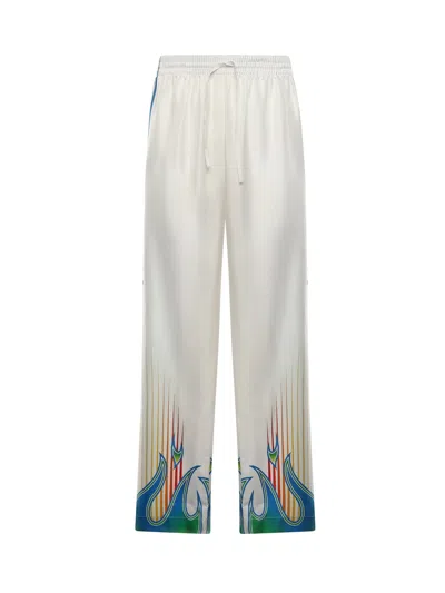 Casablanca Graphic Track Pants In Neutral