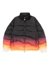 Casablanca Ski Gradient Polyamide Quilted Puffer In Multi