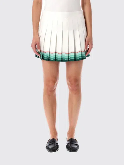 CASABLANCA SKIRT CASABLANCA WOMAN COLOR WHITE,H42735001