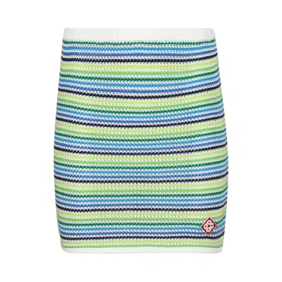 Pre-owned Casablanca Skirt 'stripe' | Multi-color | Women's Size Xs