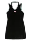 Casablanca Hippie Style Tennis Dress In Black