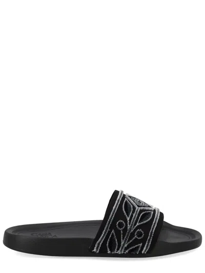 Casablanca Slide With Logo In Black