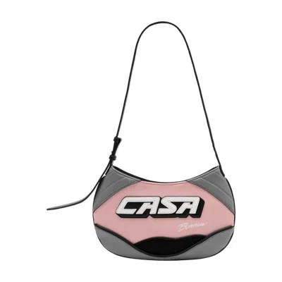 Casablanca Slim Biker Purse In Pink
