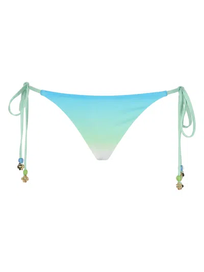CASABLANCA SLIP BIKINI GRADIENT CON PERLINE